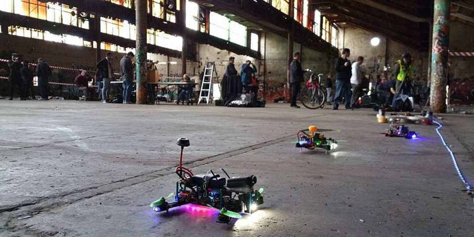 FPV Racing In A Clandestine Warehouse