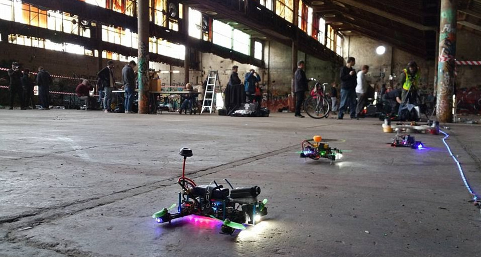 FPV Racing In A Clandestine Warehouse